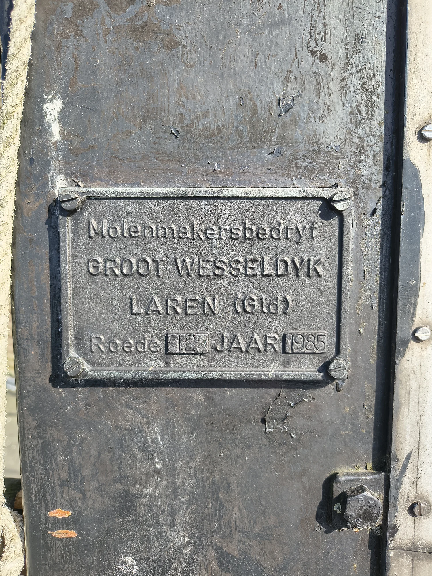1, Roede 12, Groot Wesseldijk, Peter Wassink (16-05-2025) | Database Nederlandse molens