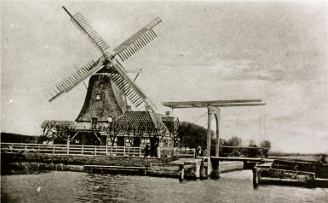 1, Molen 03250 c De Goede Verwachting / Molen Edzes (Dokkum), Ansichtkaart | Database Nederlandse molens