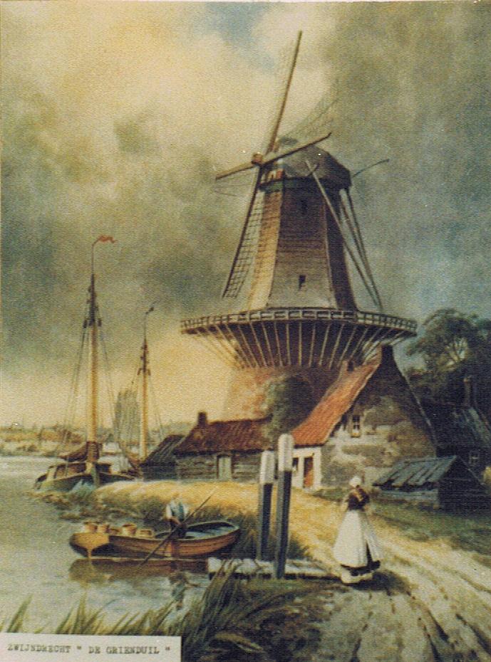1, Molen 01519 c De Grienduil (Zwijndrecht), Foto coll. W. Hoogvliet, Zwijndrecht | Database Nederlandse molens