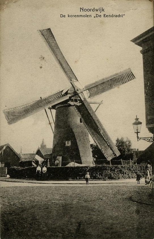 1, Molen 01780 a De Eendracht (Noordwijk), Ansichtkaart, collectie V. Mepschen | Database Nederlandse molens