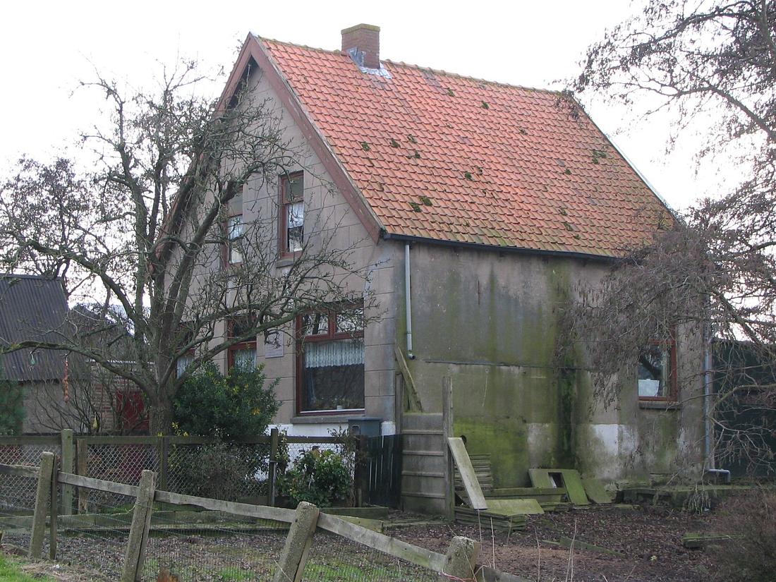 2, Molen 01266 Polder Groote Lindt en Kleine Lindt, Lindensche Watermolen (2e) (Zwijndrecht), Foto van G. Sonneveld, januari 2006 , het vm. molenaarshuisje | Database Nederlandse molens