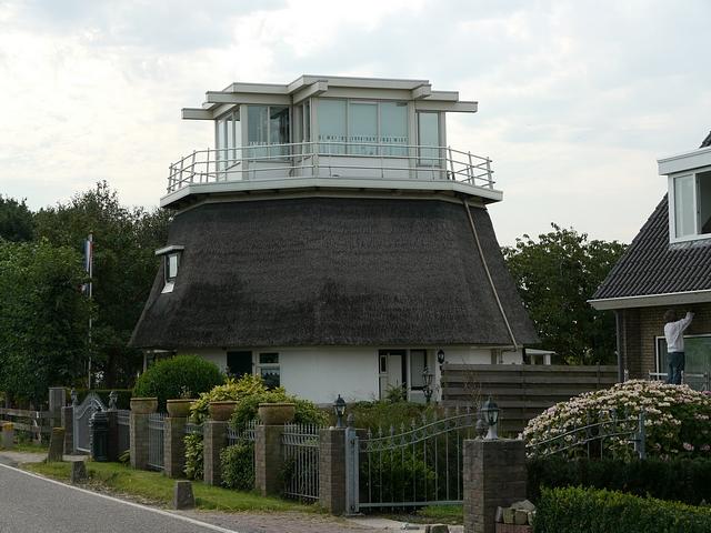 12, Molen 00927 Eendragtspolder,  Nr. 1 , Noordelijke bovenste middelmolen (Zevenhuizen), Foto S. Boumans, augustus 2009 | Database Nederlandse molens