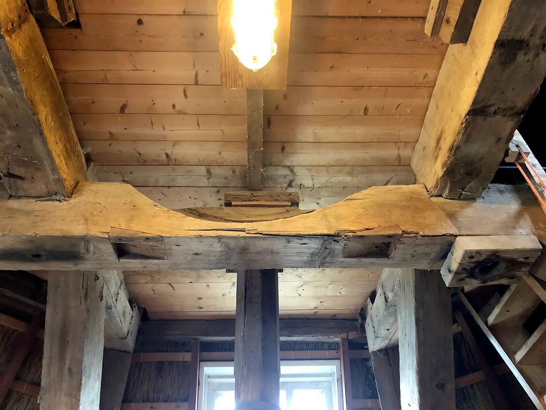 15, Molen 02763 De Weyert (Makkinga), Sander Boom (21-10-2023)&nbsp;Nog een spoor uit de zaagmolen-tijd.&nbsp; | Database Nederlandse molens