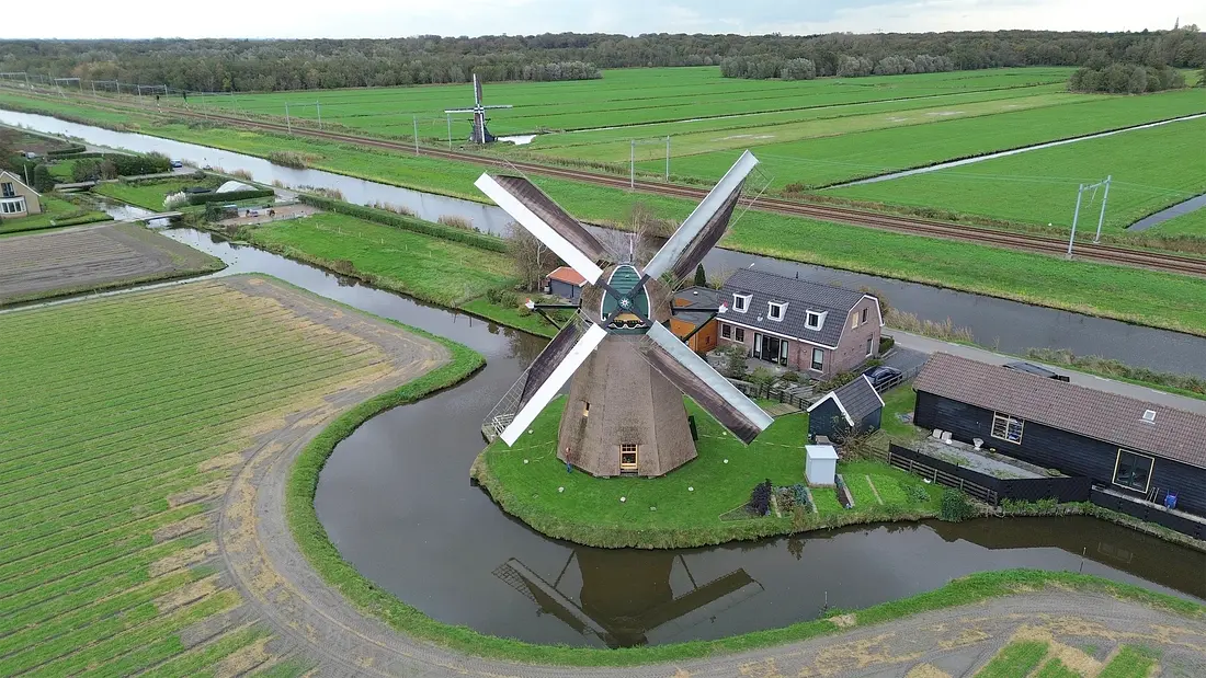 4, Molen 00994 Hogeveensemolen (Noordwijkerhout), Vincent Mepschen (22-10-2023)&nbsp; | Database Nederlandse molens