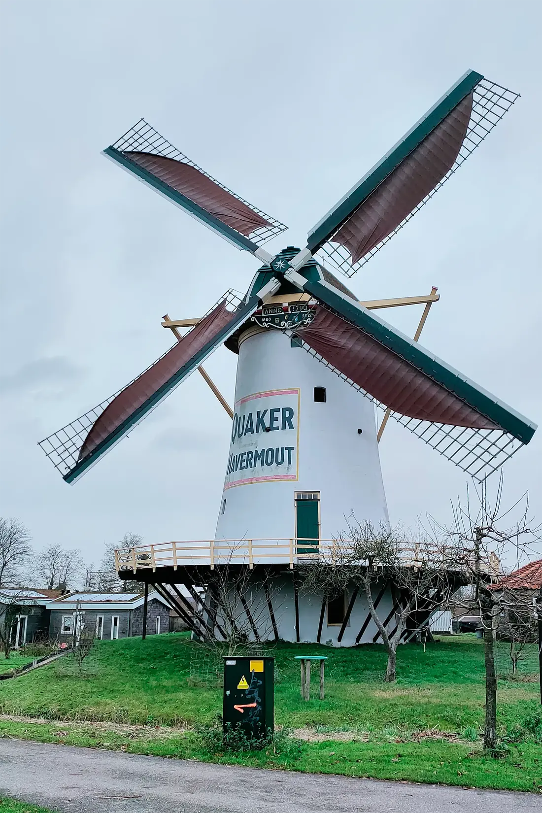 Molen 01174 f Babbersmolen (Schiedam), T. Dreessen (10-12-2023) | Database Nederlandse molens