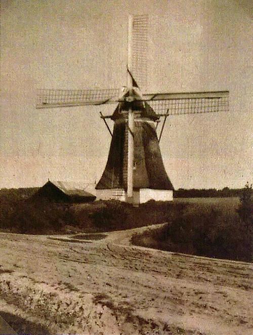 2, Molen 03893 Schuilenburgermolen (3e) (Hellendoorn), Foto uit 1936 (coll. J. Mels) | Database Nederlandse molens