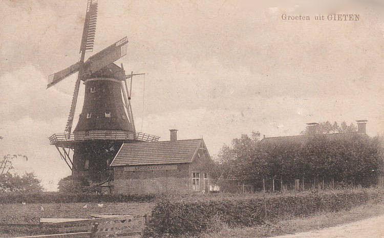 1, Molen 04420 a Bonner Molen (Bonnen), Ansichtkaart, coll J. Broere | Database Nederlandse molens