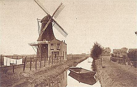 2, Molen 04432 b Molen van Bovensmilde (2e) (Bovensmilde), Afbeelding uit tijdschrift 1928, collectie P. van den Berg | Database Nederlandse molens
