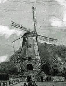 Molen 06505 d De Oude Molen opvolger (Eelde), deel van onderstaande afbeelding | Database Nederlandse molens