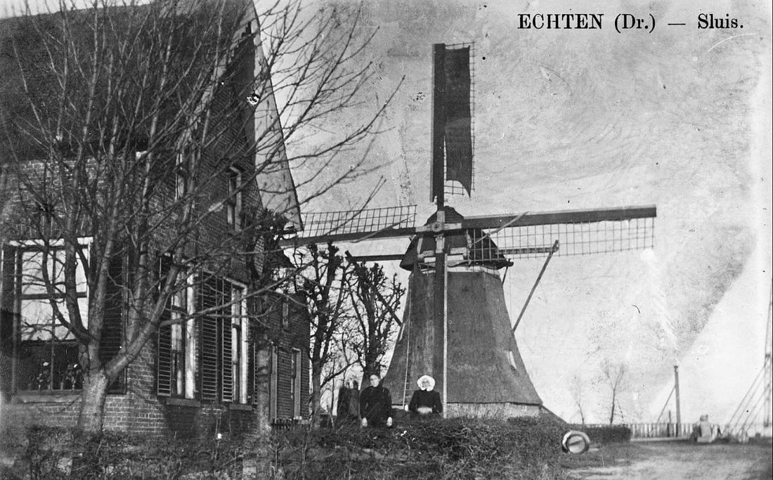 3, Molen 00691 Molen van de Heer van Echten (Hoogeveen), Afbeelding collectie RCE, documentnr 38.830.&nbsp; | Database Nederlandse molens