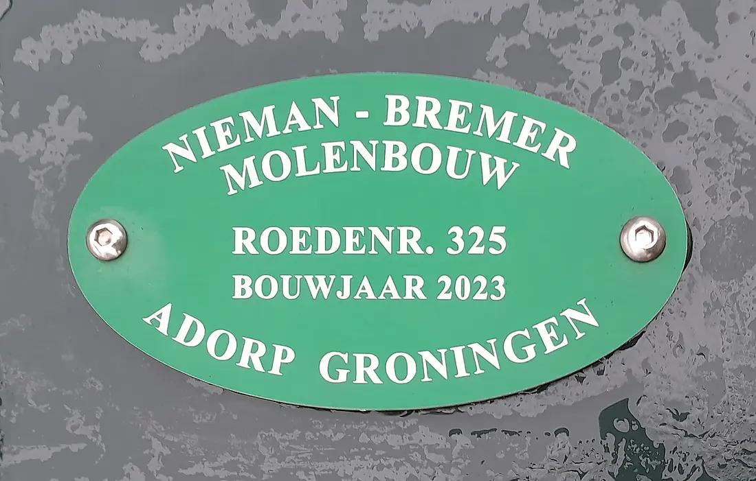 1, Roede 325, Bremer/Nieman, Martin E. van Doornik (26-01-2024)&nbsp; | Database Nederlandse molens
