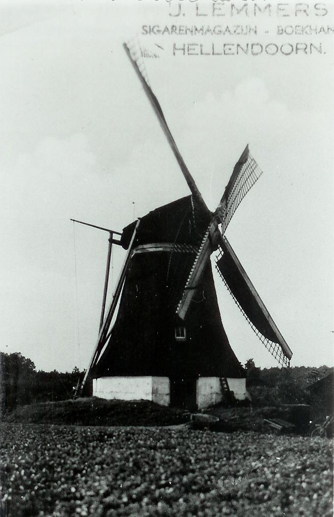 Molen 03893 Schuilenburgermolen (3e) (Hellendoorn), ansichtkaart, coll. DVM | Database Nederlandse molens