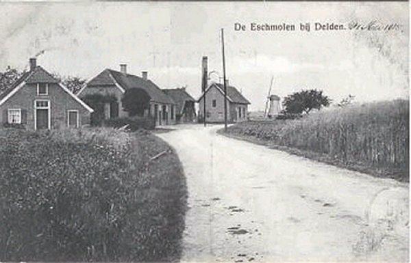 2, Molen 00889 Eschmolen (Delden), Ansichtkaart, coll. Hist. Museum Rotterdam | Database Nederlandse molens