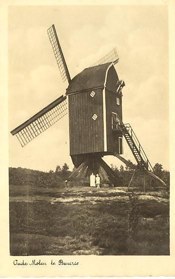 1, Molen 01027 Wissink's Möl (na de verplaatsing naar Buurse) (Haaksbergen), Ansichtkaart, coll. V. Mepschen | Database Nederlandse molens
