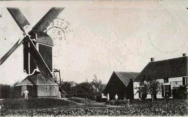 1, Molen 01776 d bis (standerdmolen) (Hemmen), deel van ansichtkaart | Database Nederlandse molens