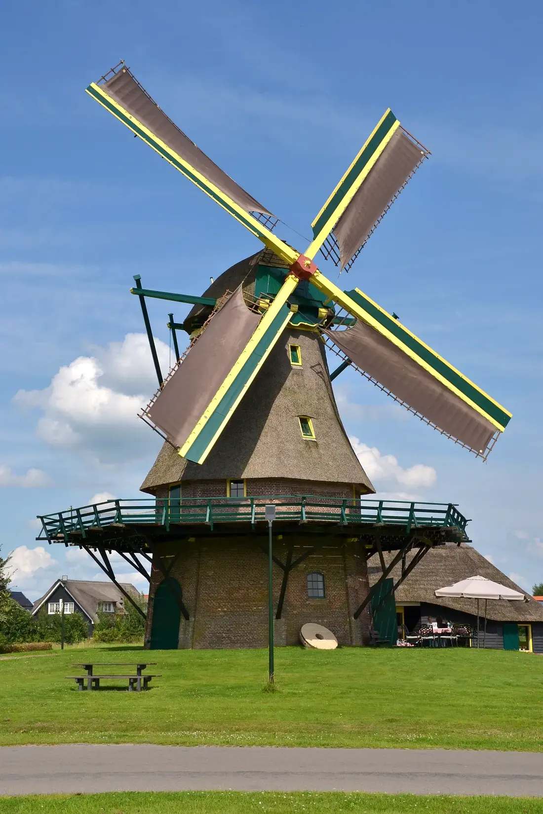 Molen 03685 Monnikenmolen (Sint Jansklooster), Rob Pols (27-07-2024)&nbsp; | Database Nederlandse molens