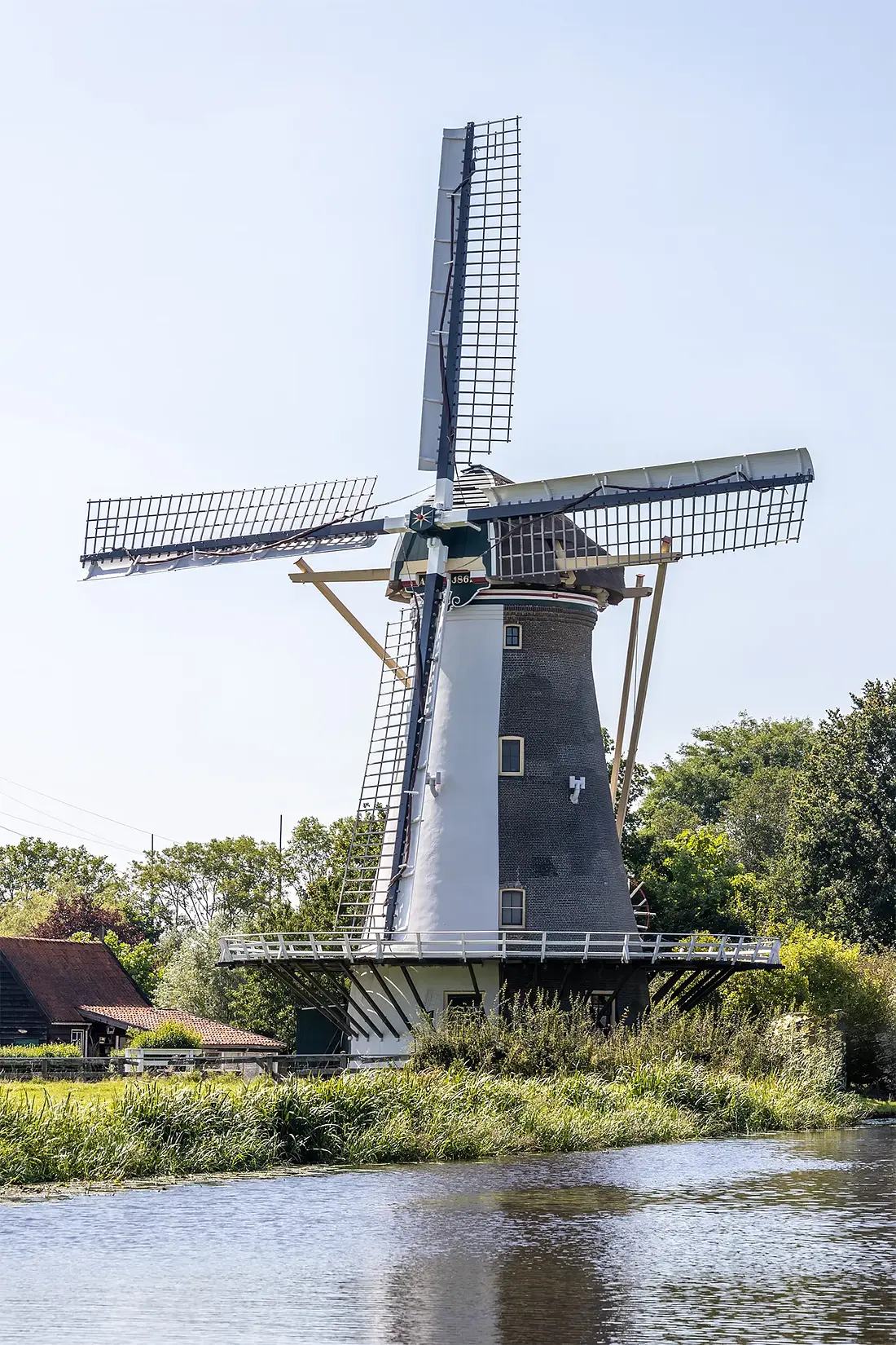 5, Molen 00101 Haastrechtse Molen / Poldermolen Beneden Haastrecht (Gouda), Frank Hendriks (29-07-2024)&nbsp; | Database Nederlandse molens