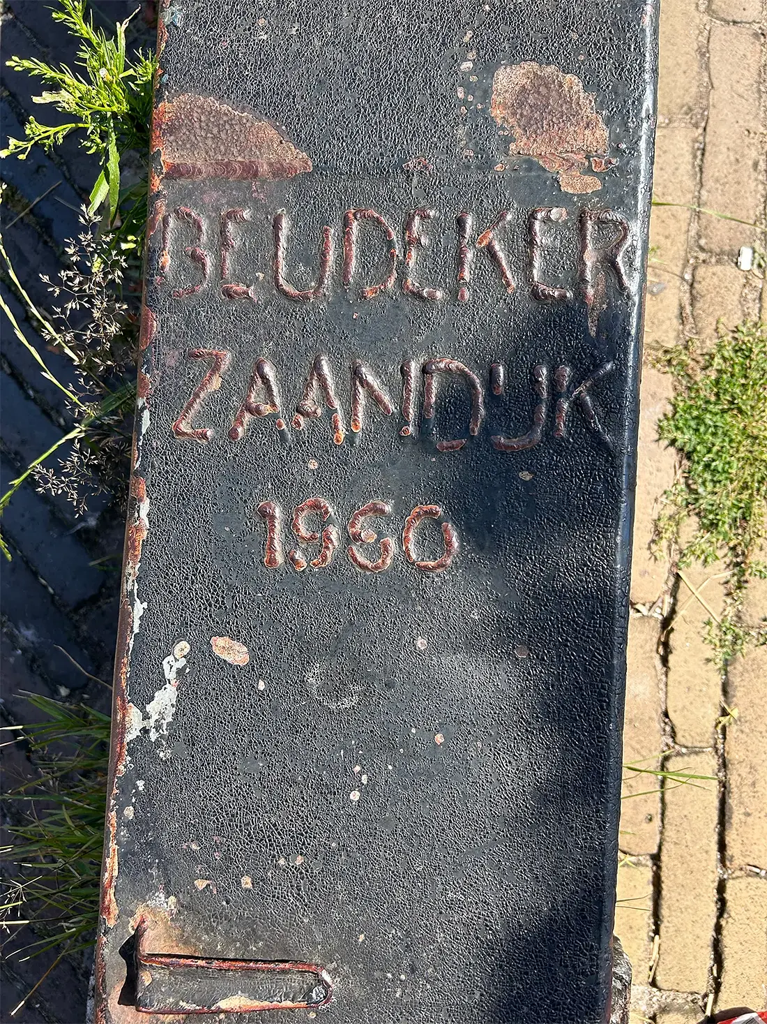1, Roede g.n., Beudeker, Bjorn Jannink (30-07-2024)&nbsp;Onbekend of dit de binnenroed of de buitenroed is. Beide roeden hadden zelfde opschrift&nbsp; | Database Nederlandse molens