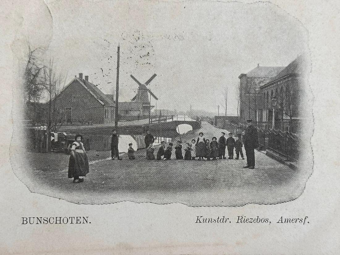 1, Molen 00106 De Hoop (Bunschoten), Ansichtkaart coll. Ton Meesters | Database Nederlandse molens