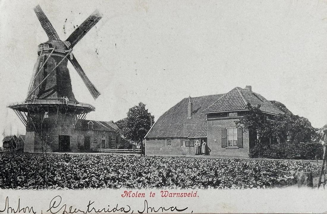 1, Molen 06800 z Nooit Gedacht (2e) (Warnsveld), ansichtkaart, coll. Ton Meesters | Database Nederlandse molens