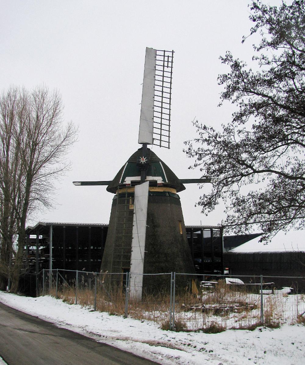3, Molen 00066 Meerburgermolen (Zoeterwoude), Foto van Piet Glasbergen, opname 25-01-2013 | Database Nederlandse molens