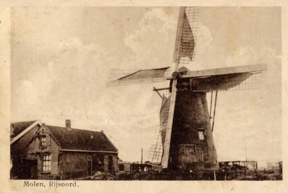 3, Molen 02766 De Kersenboom (Rijsoord), Ansichtkaart, collectie J. Dekker | Database Nederlandse molens