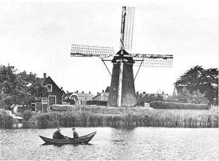 2, Molen 02766 De Kersenboom (Rijsoord), Ansichtkaart, collectie J. Dekker | Database Nederlandse molens