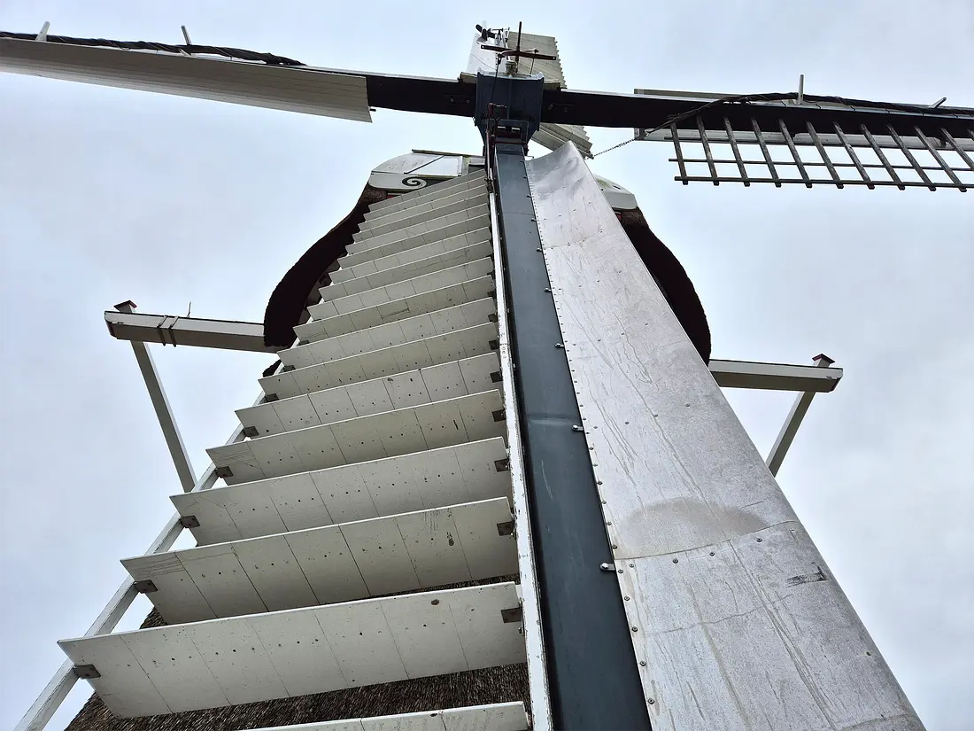 7, Molen 06416 Ceres (Spijk), Martijn Scholtens (14-11-2024)&nbsp;De Bremer roe met Van Busselneuzen en houten zelfzwichtkleppen. | Database Nederlandse molens