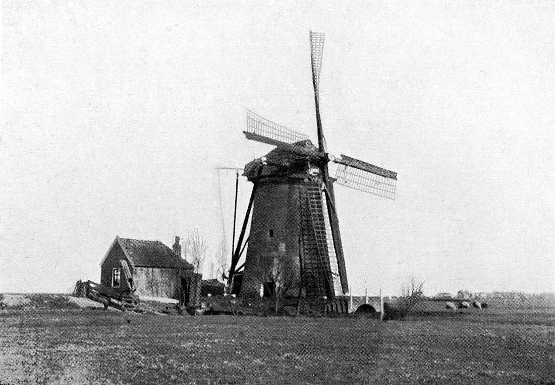 1, Molen 00985 a Oostvlietpolder, Oostvlietmolen (Leiden), foto nn | Database Nederlandse molens