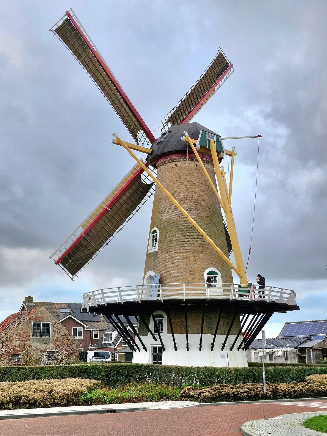 Molen 03551 De Noorman (Westkapelle), A. J. Wisse (04-12-2024)&nbsp; | Database Nederlandse molens