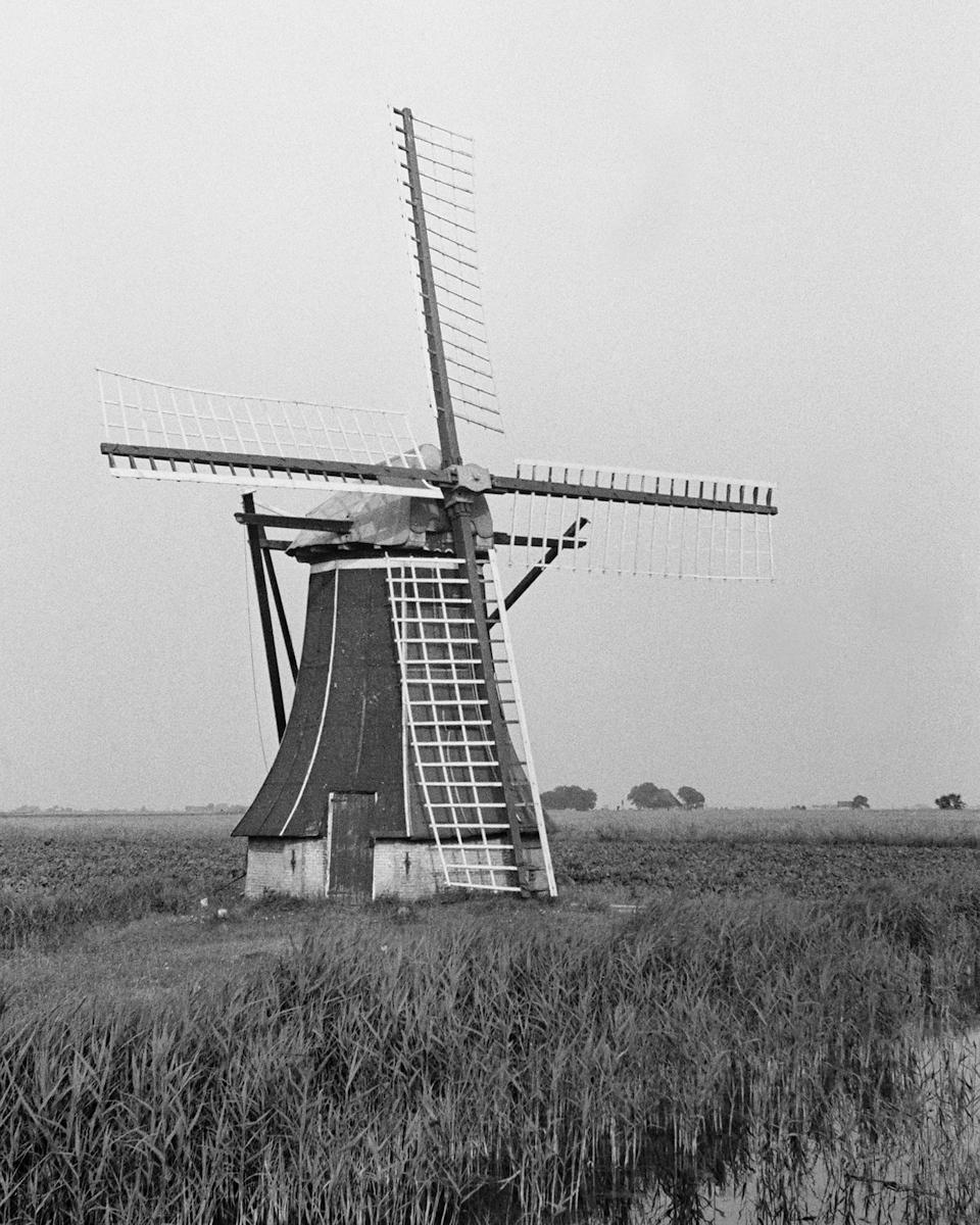 Molen 03007 Keimptilstermolen (Dronrijp/ Dronryp), Foto van ca 1935, Hendrik van Kampen sr., coll. Hendrik van Kampen (kleinzoon) | Database Nederlandse molens