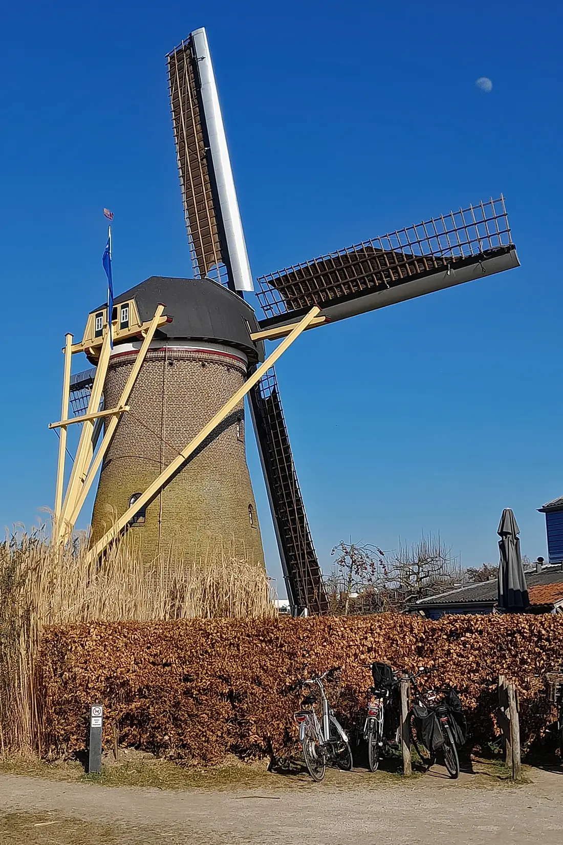 2, Molen 00258 Johanna (Culemborg), Martin E. van Doornik (08-03-2025)&nbsp;De Johanna met het nieuwe Van Bussel-systeem. | Database Nederlandse molens