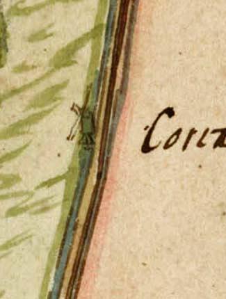 1, Molen 18010 Coremolen van Piershil (Piershil), detail onderstaande kaart | Database Nederlandse molens
