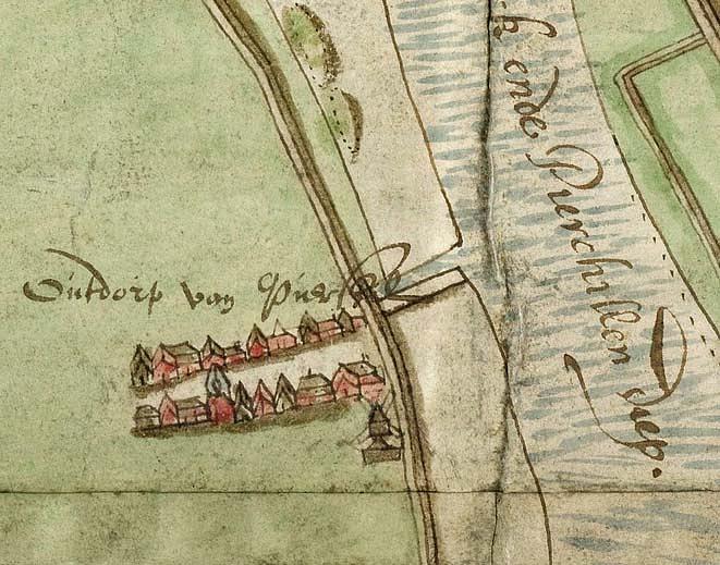 2, Molen 18010 Coremolen van Piershil (Piershil), kaartfragment 1598 | Database Nederlandse molens