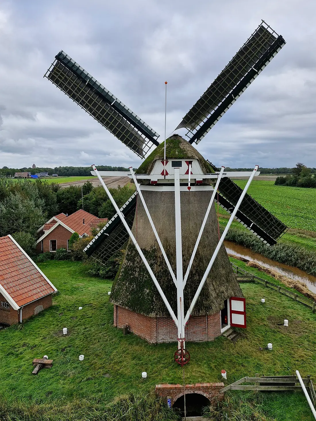 2, Molen 00547 Molen van de Groote Polder (Slochteren), Rob Hoving (01-10-2024)&nbsp; | Database Nederlandse molens