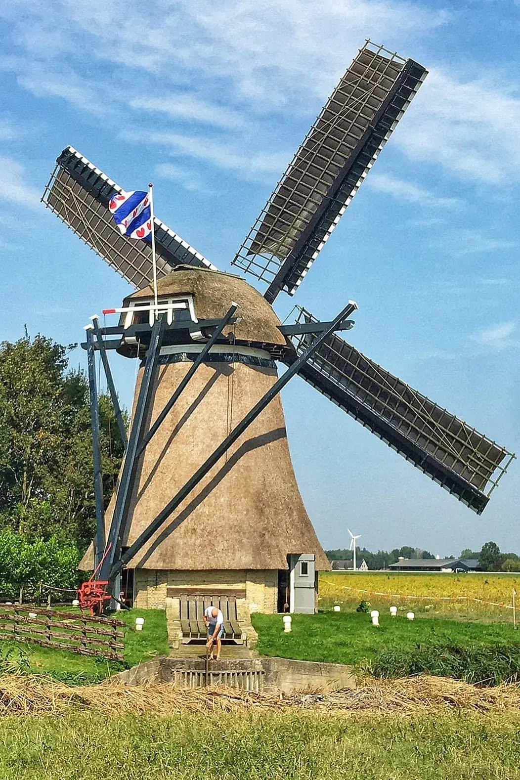 2, Molen 03196 De Schalsumermolen / Skalsumer Mole (Schalsum / Skalsum), Siep Hoekstra (07-09-2024) | Database Nederlandse molens