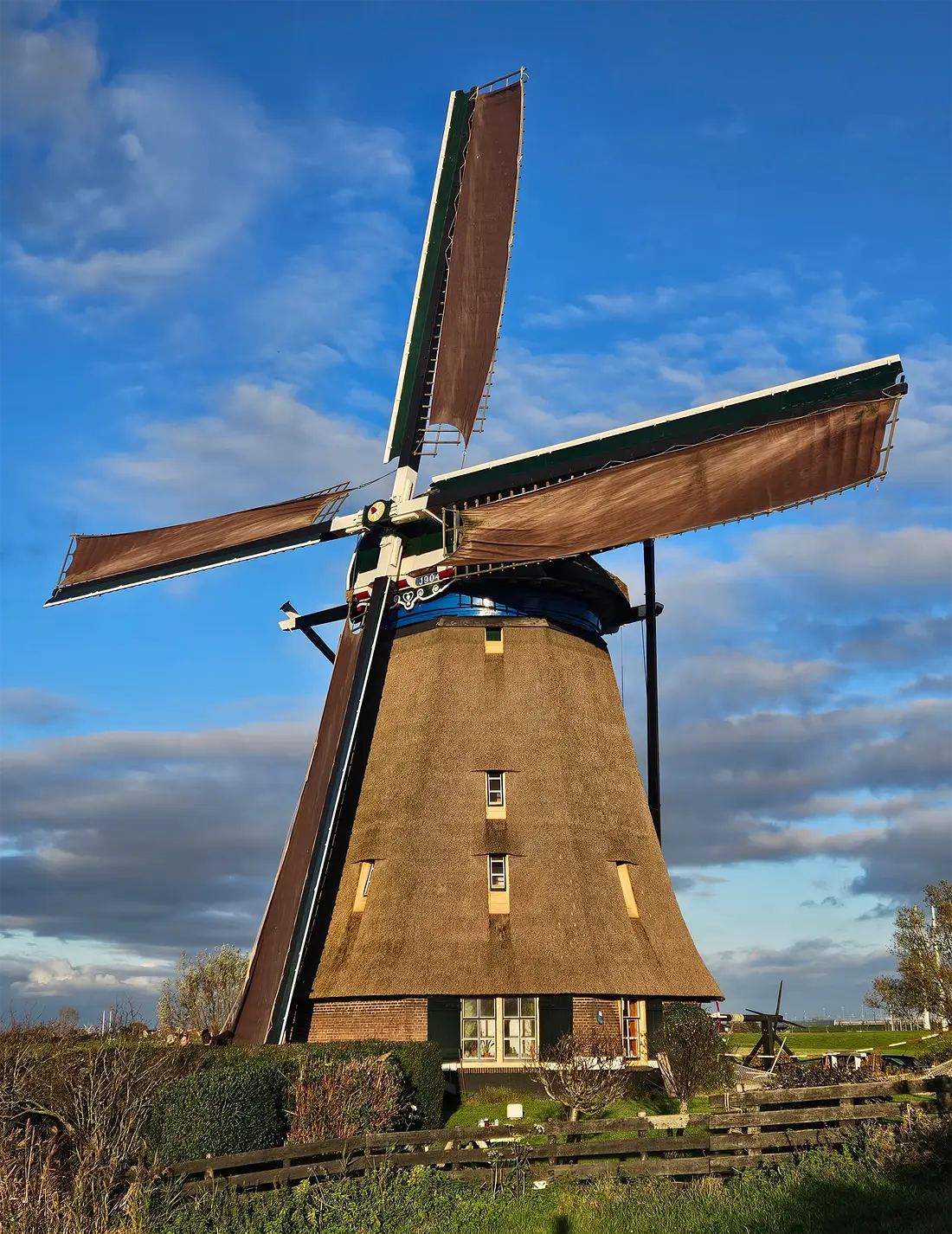Molen 01813 Blauwe Molen (Rijpwetering), Lukas Vandael (27-10-2024)&nbsp; | Database Nederlandse molens
