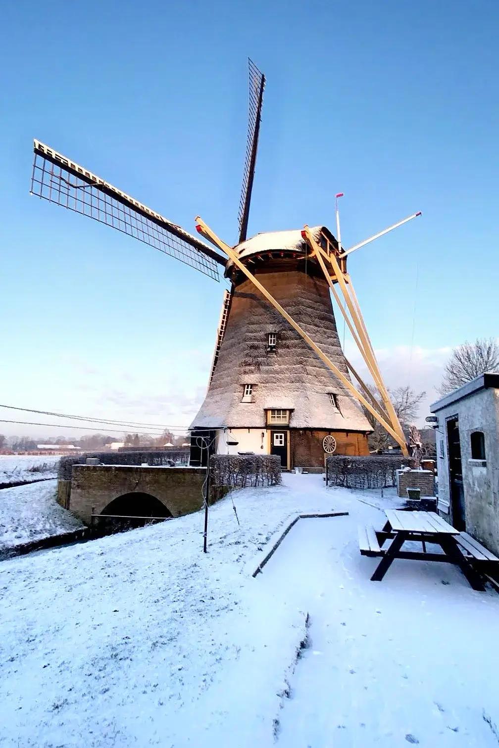 4, Molen 02620 (poldermolen) (Geldermalsen), Brecht Daale (19-01-2024)&nbsp; | Database Nederlandse molens