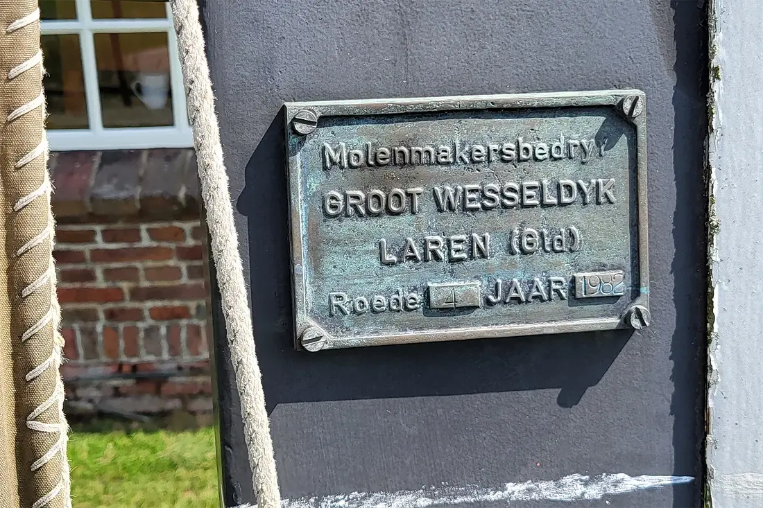 1, Roede 4, Groot Wesseldijk, Jorben Harbers (09-08-2025)&nbsp; | Database Nederlandse molens