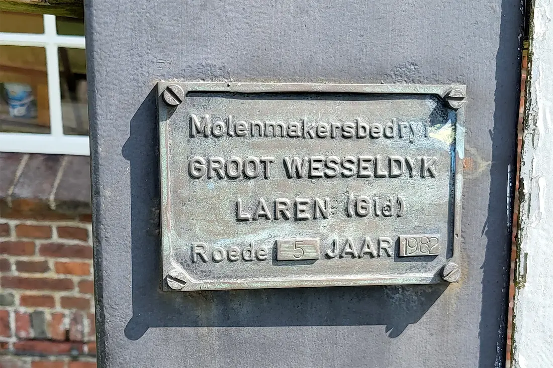 1, Roede 5, Groot Wesseldijk, Jorben Harbers (09-08-2025)&nbsp; | Database Nederlandse molens