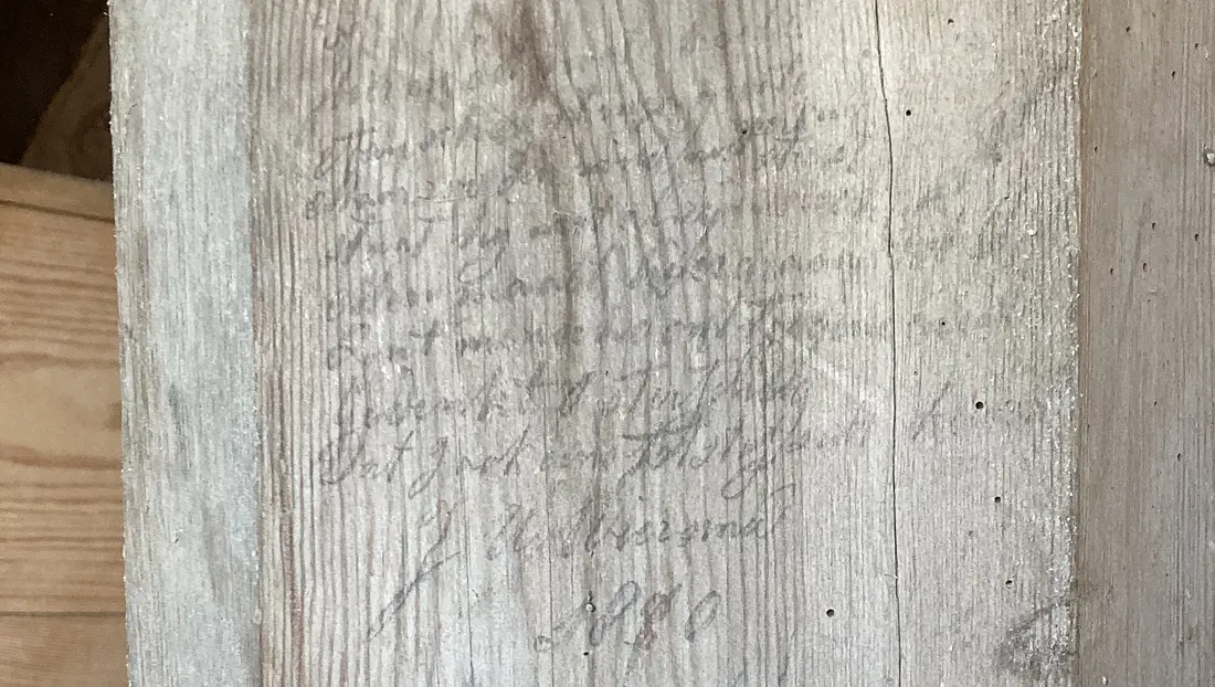 1, Molen 03247 Zeldenrust (Dokkum), Warner B. Banga (09-04-2025)De in potlood geschreven tekst. | Database Nederlandse molens