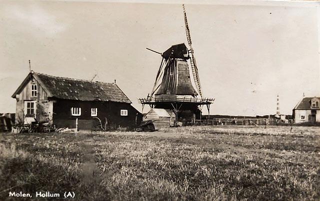1, Molen 03220 De Verwachting (Hollum), Ansichtkaart, coll. H. Noot | Database Nederlandse molens