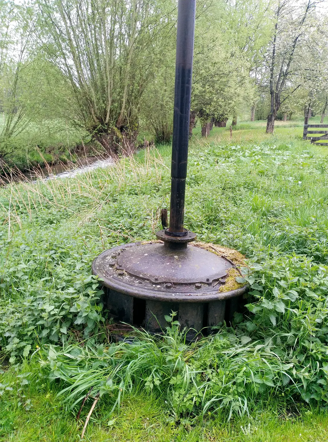 5, Molen 01134 b Bovenste Molen (Mechelen), Ties Timmermans (24-04-2025)&nbsp;Francis Turbine met molen as voor aandrijving poelie. | Database Nederlandse molens