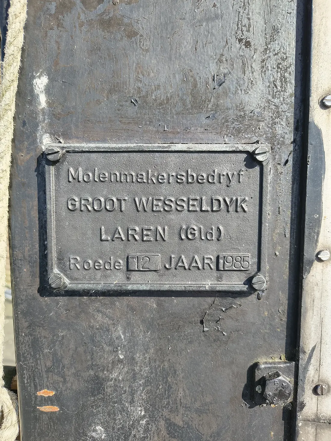 1, Roede 12, Groot Wesseldijk, Peter Wassink (16-05-2025) | Database Nederlandse molens