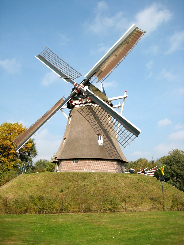 Molen 02748 Jantina Hellingmolen (Aalden), Alex Buist (11-10-2008) | Database Nederlandse molens