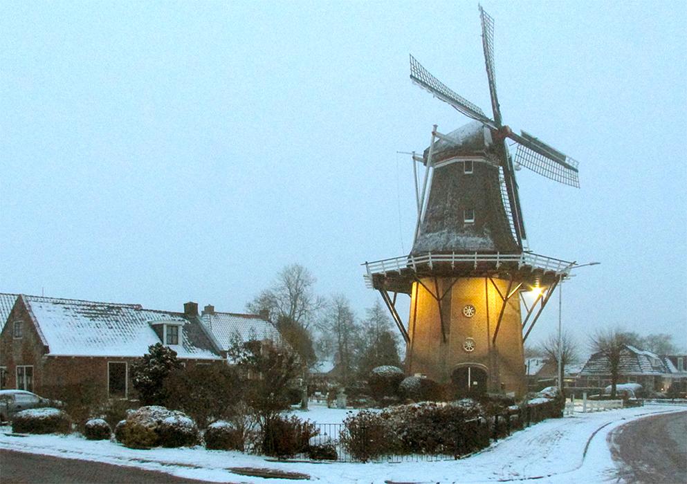 4, Molen 03228 De Eendragt (Anjum/ Eanjum), Piet Glasbergen (16-12-2018) | Database Nederlandse molens