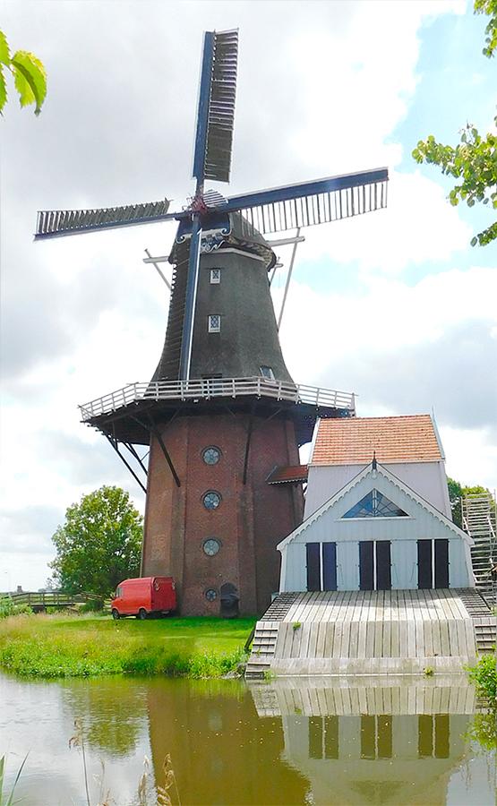 Molen 03049 De Zwaluw (Birdaard / Burdaard), Piet Glasbergen (8-7-2018) | Database Nederlandse molens
