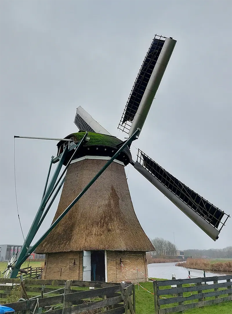 3, Molen 01438 Lonjé / Tadema's Molen (Bolsward / Boalsert ), Tony Hop (27-11-2022) | Database Nederlandse molens