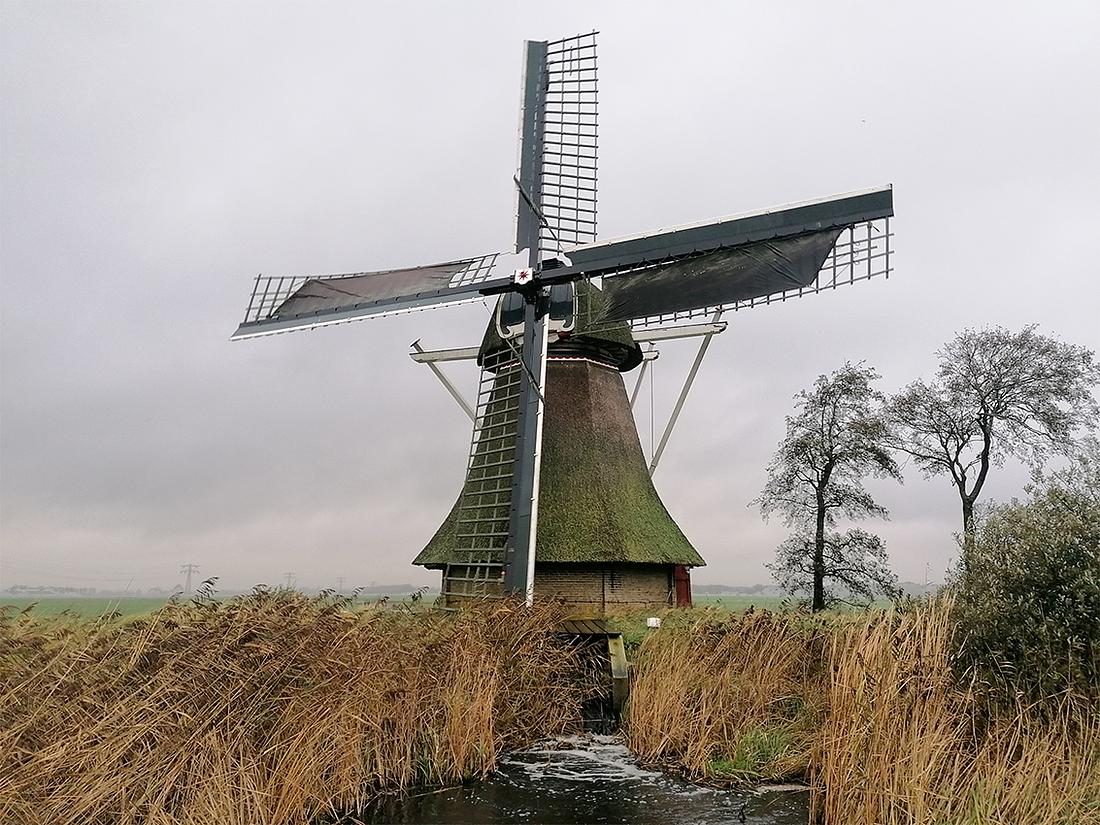 3, Molen 03071 De Broekmolen / Broekpoldermûne ( Broeksterwoude / Broeksterwâld), Egbert Reining (1-11-2020) | Database Nederlandse molens