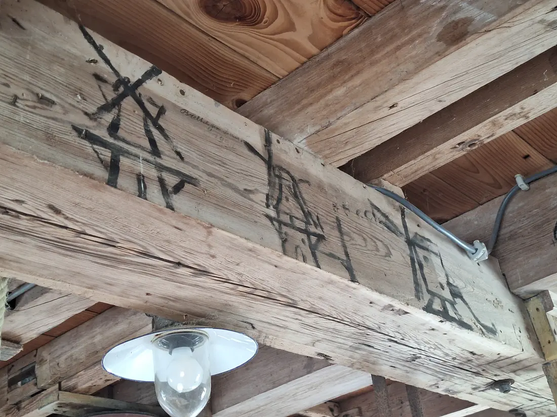 34, Molen 04419 De Eendracht (Gieterveen), Jay Verkerk (23-08-2025)&nbsp;Inscripties en molentjes vind je in deze molen veel! | Database Nederlandse molens